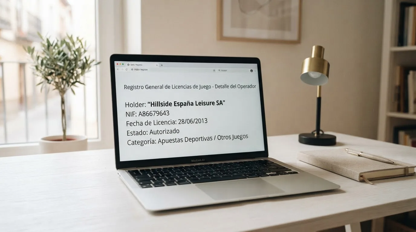 Fotografía de un navegador de internet abierto en un ordenador portátil sobre un escritorio limpio y luminoso.